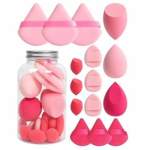 Make schwamm set 15tlg pink - make-up,